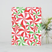 Christmas Candy Cane Scrapbook Paper (スタンド正面)
