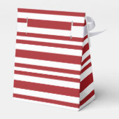 Christmas Candy Cane Stripes フェイバーボックス (裏面サイド)