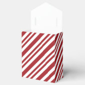 Christmas Candy Cane Stripes フェイバーボックス (オープン)