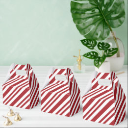 Christmas Candy Cane Stripes フェイバーボックス