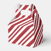 Christmas Candy Cane Stripes フェイバーボックス (裏面サイド)