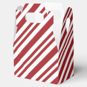 Christmas Candy Cane Stripes フェイバーボックス (オープン)