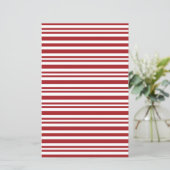 Christmas Candy Cane Stripes Scrapbook Paper (スタンド正面)
