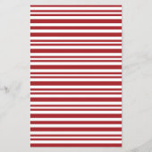 Christmas Candy Cane Stripes Scrapbook Paper (正面)