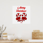 Christmas Candy Canes Poster ポスター (キッチン)