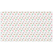 Christmas Candy Canes with Bows - Green & White テーブルクロス (正面(横))