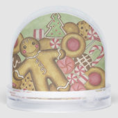 Christmas Candy Cookies Snow Globe  (裏面)