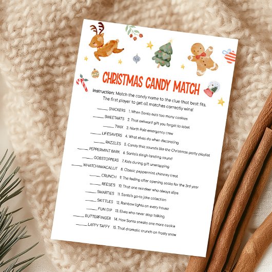 Christmas Candy Match Game シーズンカード