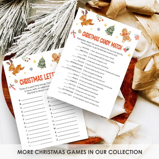 Christmas Candy Match Game シーズンカード