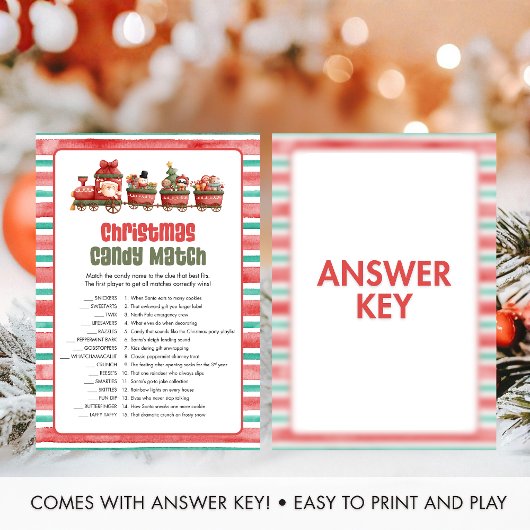 Christmas Candy Match Game シーズンカード