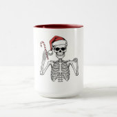 Christmas  Candy Skeleton マグカップ (中央)