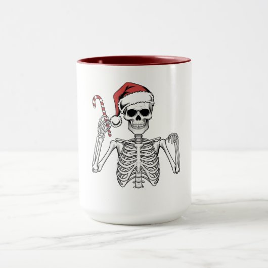 Christmas  Candy Skeleton マグカップ (中央)