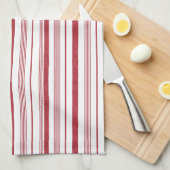 Christmas Candy Striped Kitchen Towels キッチンタオル (四つ折り)