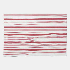 Christmas Candy Striped Kitchen Towels キッチンタオル