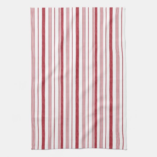 Christmas Candy Striped Kitchen Towels キッチンタオル (縦)