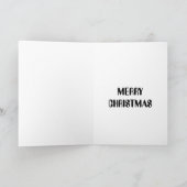 Christmas card カード (内部)