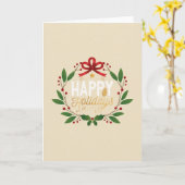 Christmas card カード (黄色い花)