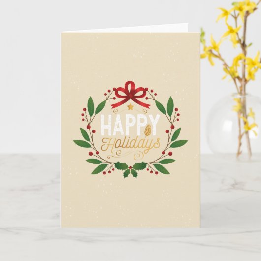 Christmas card カード (黄色い花)