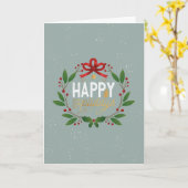  Christmas card   カード (黄色い花)