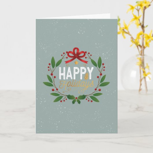  Christmas card   カード (黄色い花)