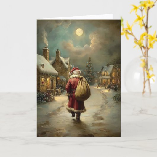 Christmas Card カード (黄色い花)