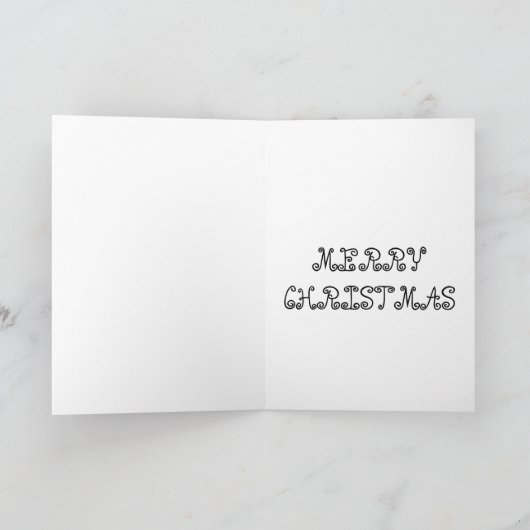 Christmas card カード (内部)