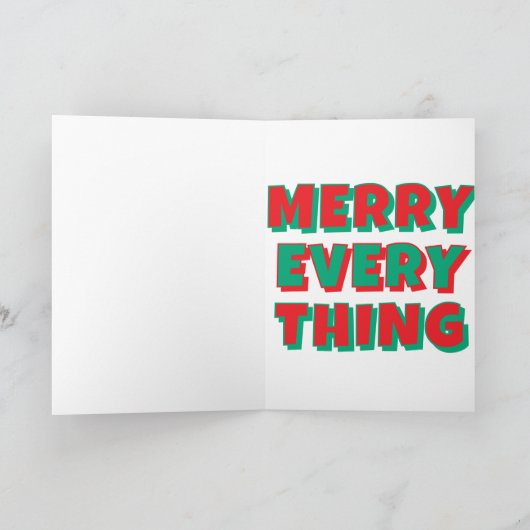 Christmas Card カード (内部)