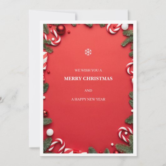 christmas card サンキューカード (正面)