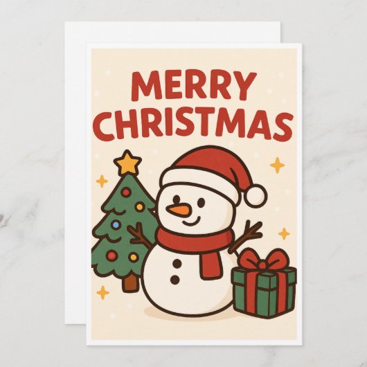 Christmas card シーズンカード (正面/裏面)