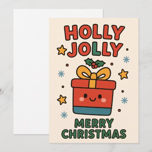 Christmas card シーズンカード (正面/裏面)