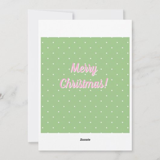 Christmas Card シーズンカード (裏面)