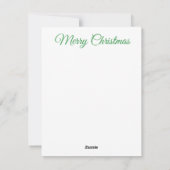 Christmas Card シーズンカード (裏面)