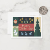 Christmas card ノートカード (正面/裏面インサイチュ)