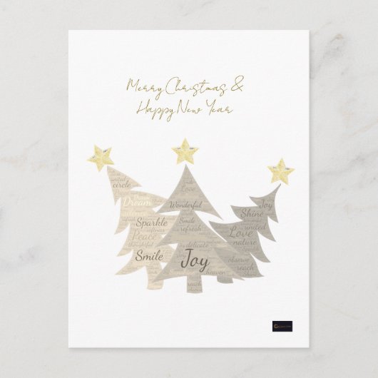 Christmas Card ポストカード (正面)