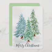 Christmas Card 招待状 (正面/裏面)