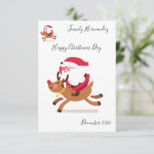 Christmas card 招待状 (スタンド正面)