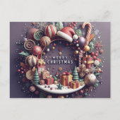 Christmas Card - 3D Theme シーズンポストカード (正面)