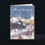 Christmas card - Dec 1925 Woman's World Cover シーズンカード<br><div class="desc">A lovely vintage illustration graces the front of this Christmas Card,  taken from the cover of the December 1925 Woman's World Magazine.</div>