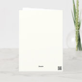 Christmas Card - Dream, Believe, Be Grateful (B) カード (裏面)