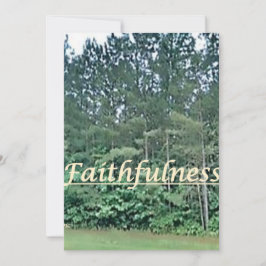 christmas card---faithfulness シーズンカード