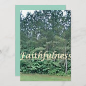 christmas card---faithfulness シーズンカード (正面/裏面)