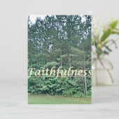 christmas card---faithfulness シーズンカード (スタンド正面)