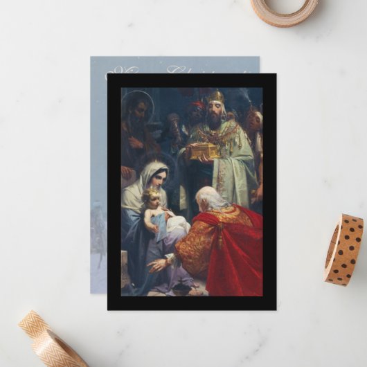 Christmas Card for Epiphany ノートカード (正面/裏面インサイチュ)