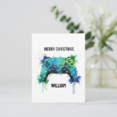 Christmas Card for Gamers Customised Gaming シーズンカード (スタンド正面)