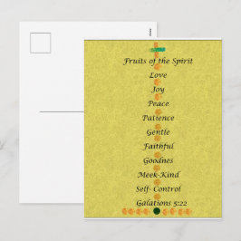 Christmas card- fruits of the spirit シーズンポストカード