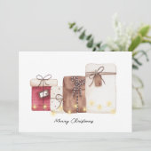 Christmas card gifts and lights 招待状 (スタンド正面)