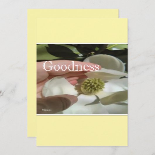 christmas card --Goodness シーズンカード (正面/裏面)