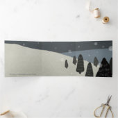 Christmas card: Happy reindeers 三つ折りクリスマスカー 三つ折りクリスマスカード (内部)