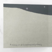 Christmas card: Happy reindeers 三つ折りクリスマスカー 三つ折りクリスマスカード (内部最初)