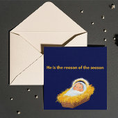 Christmas Card:  He is the reason of the season. シーズンカード